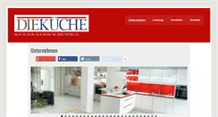 Desktop Screenshot of die-kueche.net